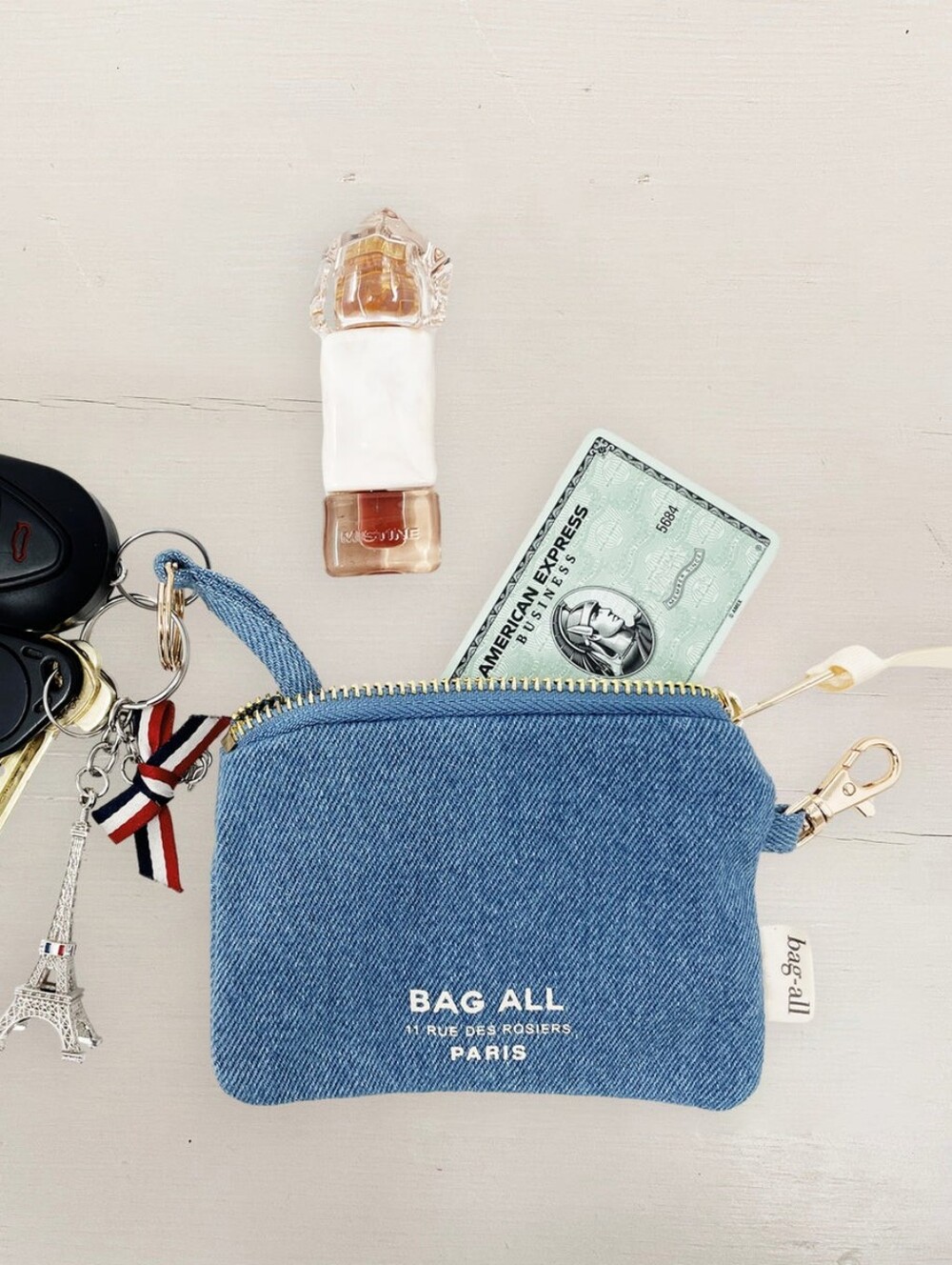 BAG-ALL Mini Trinket Pouch – Denim
